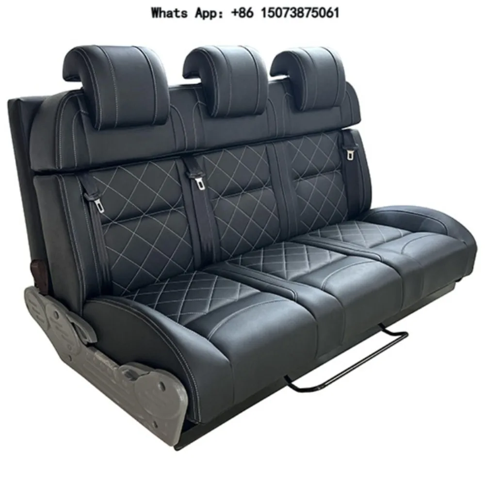 Customizable Folding Conversion Car Seats High Quality Waterproof Luxury Sofa Bed Design Modified PU Leather RV Bed Seats for