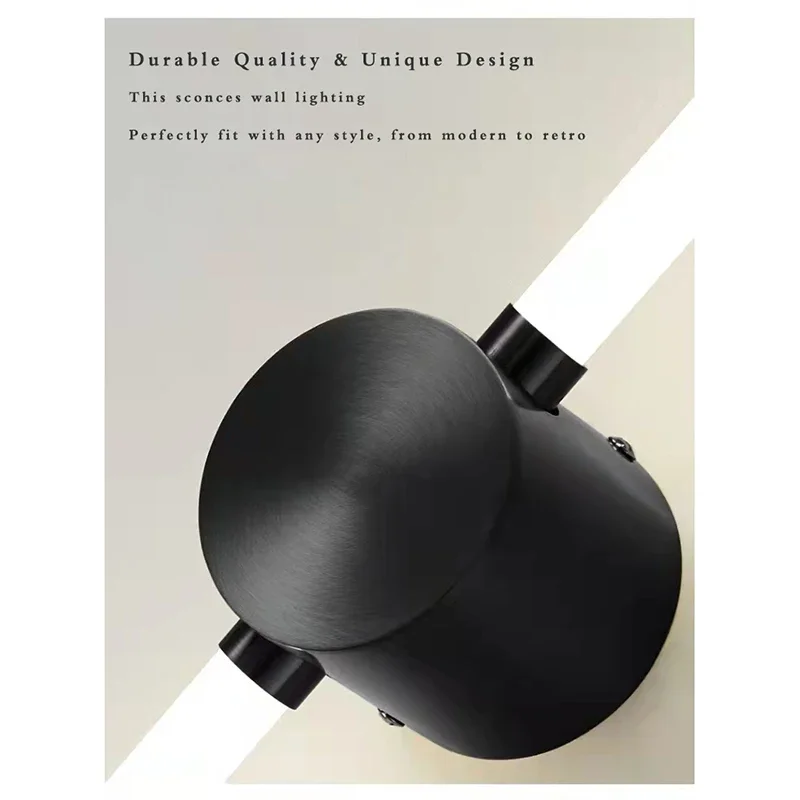 Applique murale verticale mince, luminaire d'intérieur