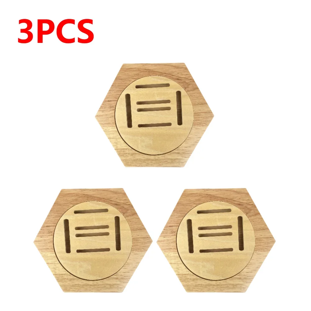 1-10 Stuks Houten Medaille Display Racks Zeshoekige Honingraat Medaille Display Stand Honingraat Combinatie Medaille Houder Wanddecoratie