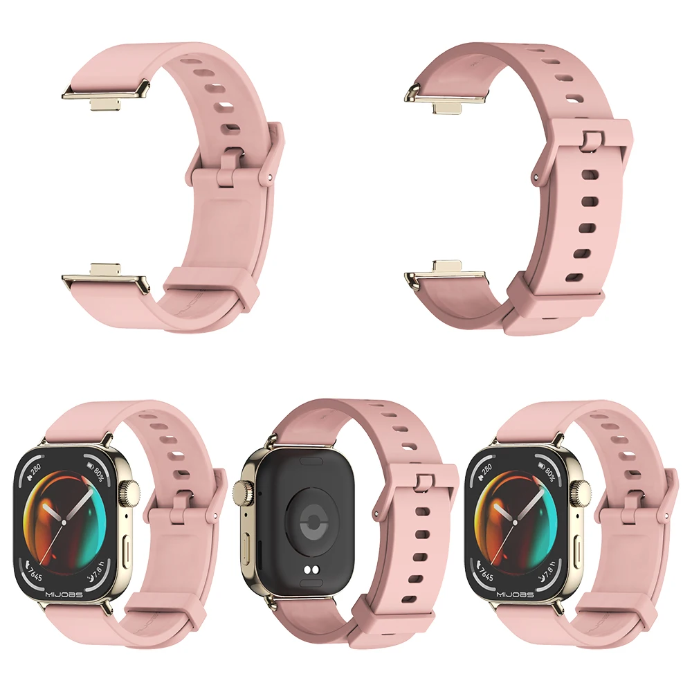 Huawei Watch Fit 4 Pro 4 3用ストラップ、Huawei Fit 4 Pro用シリコン製腕時計バンド、Huawei Watch Fit 4用ソフトストラップ