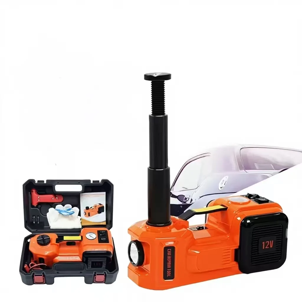 3 1 Tire Change Tool Car Jack Electric Jack 1 Year 12V Car Mounted Electric 5 Ton Hydraulic-road Version Inflatable Pump