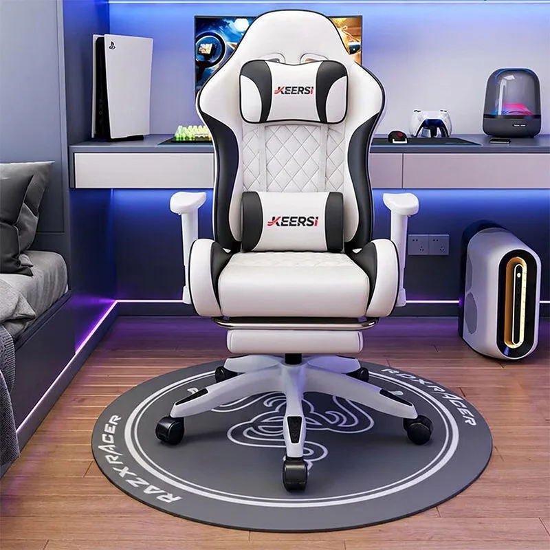 Ergonomic Gaming Chair Home Bedroom Dormitory Reclining Backrest Long Sitting Comfortable Computer Chair Chair Office Furniture
