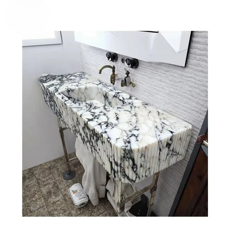 

Wall-mounted viola interior stone furniture natural marble sink basin bathroom vanity kitchen countertop