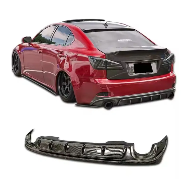 

For 2006-2012 Lexus IS300 Is250 Spoiler Rear Diffuser IS300 Carbon Spoiler Carbon Rear Lip Diffuser Body Kit