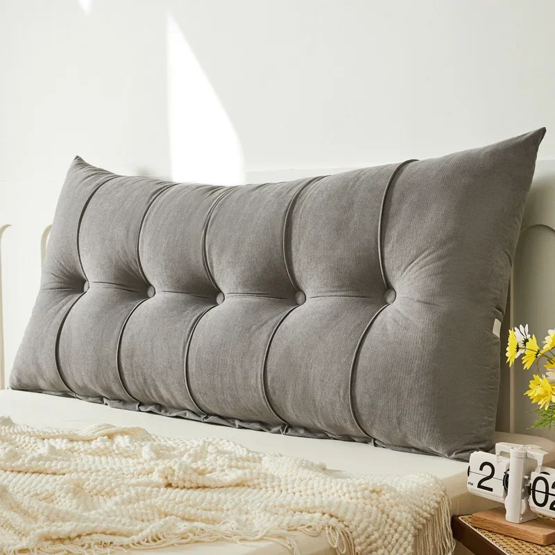Headboard Pillow Chenier Bedside Large Backrest Removable and Washable Cute Pillow Cojines Decorativos Floor Cushion Headrest