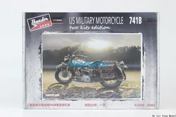 Thunder Model TM35003 1/35 US Military Motorcycle Indian 741B 2 sets in Box model kit