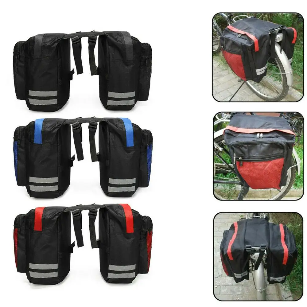 

Outdoors Bicycle Accessories Large Capacity Bike Trunk Bag Rear Seat Pannier Bike Pannier Bicycle Rack