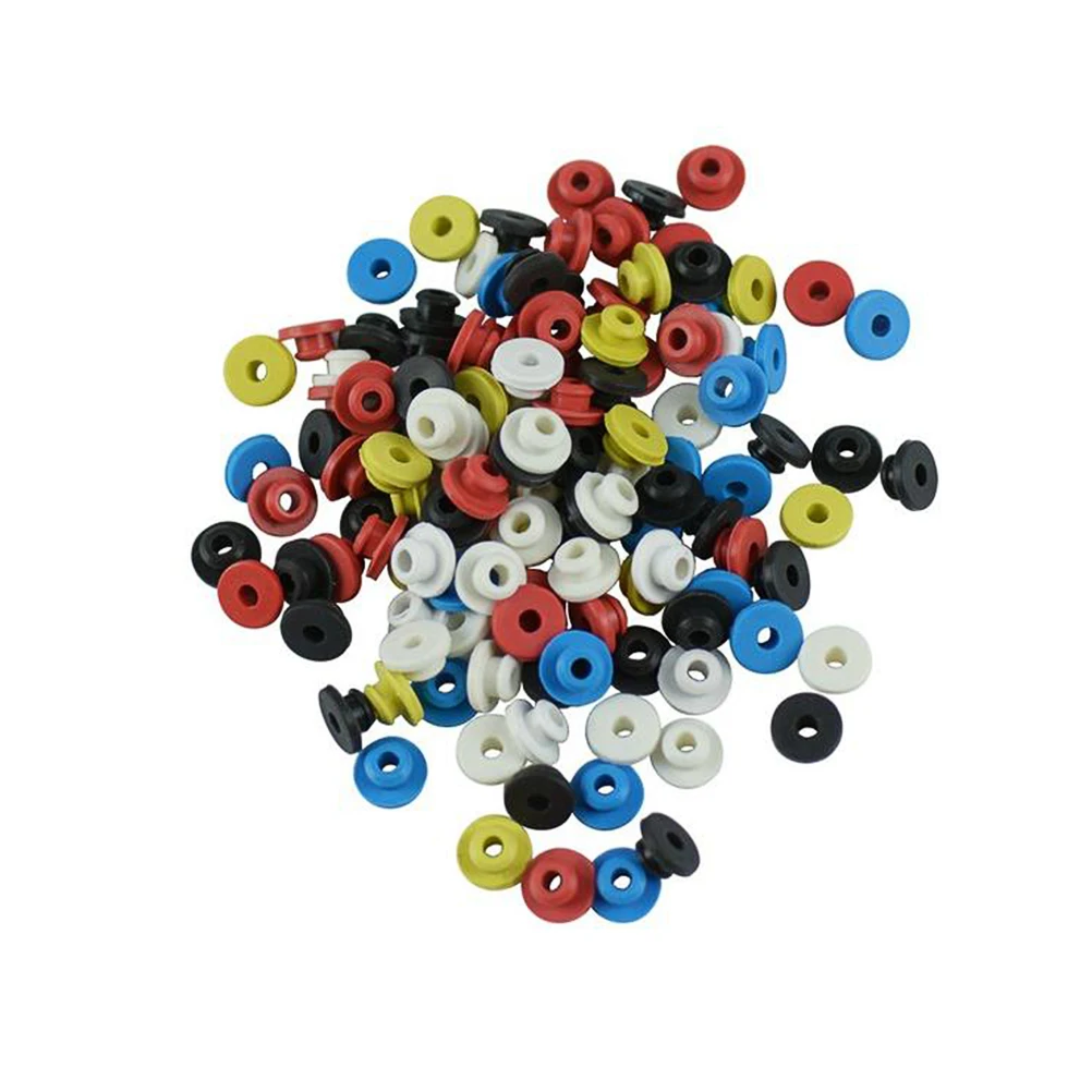 

100Pcs Silicone Grommets for Tattoo Machines High Durability Snug Fit on Armature Bar Improved Performance Grommets