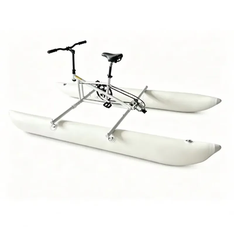 Sightseeing Banana Shaped Water Bike 1 Seat Aluminum Frame Easy Fold Store Beach Use