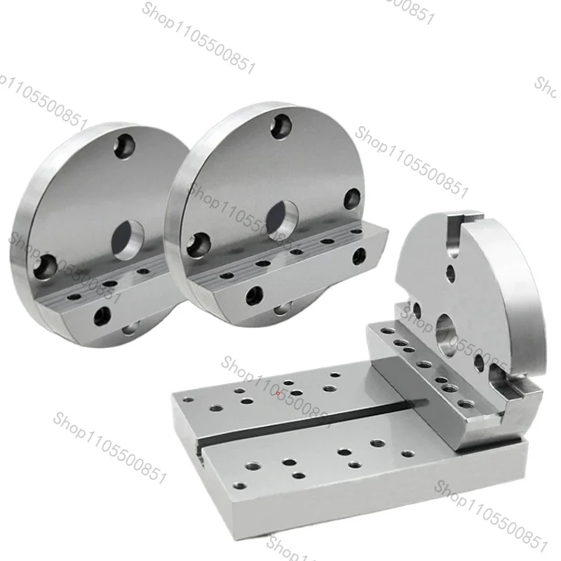 4-Axis Unilateral Bridge Plate, CNC Router L-Block & Bridge Plate Set for 4th Axis Rotary Mounting