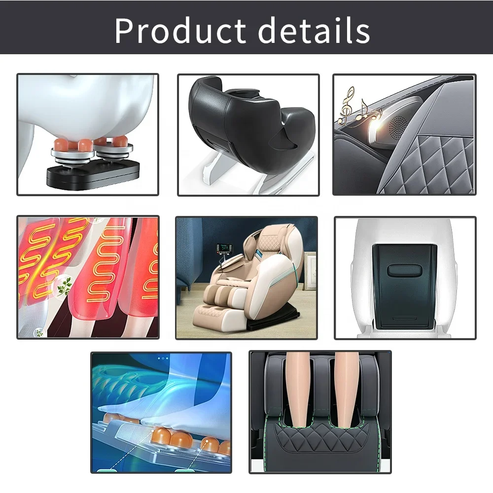 Chaise de massage zéro gravité à usage de bureau de luxe à vendre VENTES CHAUDES