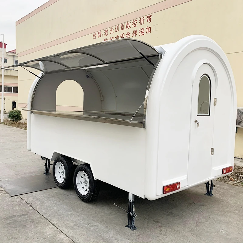 Street Food Trailer Catering Food Truck Hotdogs BBQ Candies Mobile Restaurant Trailers