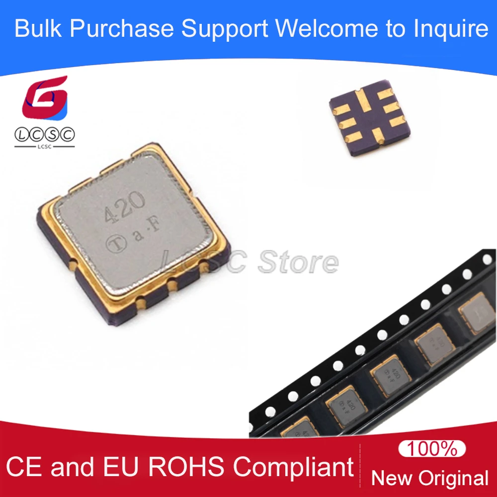 10pieces/Pack TA0420A SAW Filter 460MHz SMD 8-Pin 5*5mm for Communication Frequency Devices Part Code Marking 420