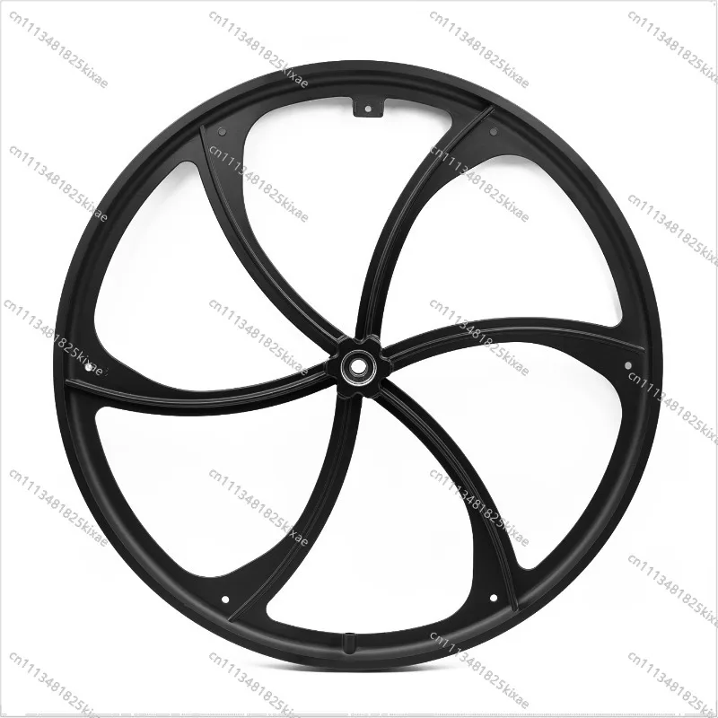 For Aluminum Magnesium Alloy Three Cutter  Rim Wheel Hub Integrated  Six  Three Spoke Wheel Sports Wheelchair view 3