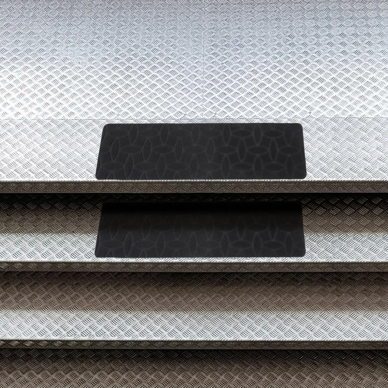 2Pcs Non-Slip Stair Treads Indoor Self-Adhesive Embossed Stair Runner Carpet for Wooden Steps Slip Resistant Step Cover Rug