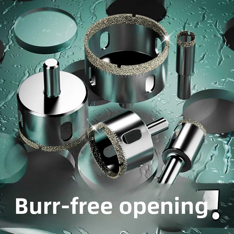 

Электрическая дрель высокой твердости с алмазным покрытием, открывалка для стеклянных отверстий, диапазон сверления круглого отверстия 3-42 мм, открывалка для стеклянных отверстий с вытяжкой