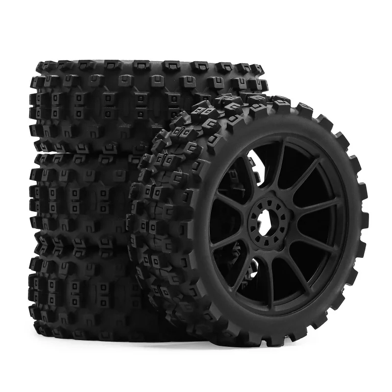 

4pcs 1/8 Scale RC Car W260 Chocolate Magic Claw Tyres 17mm Hex Wear Resistant Tires for ARRMA Traxxas Jato KYOSHO