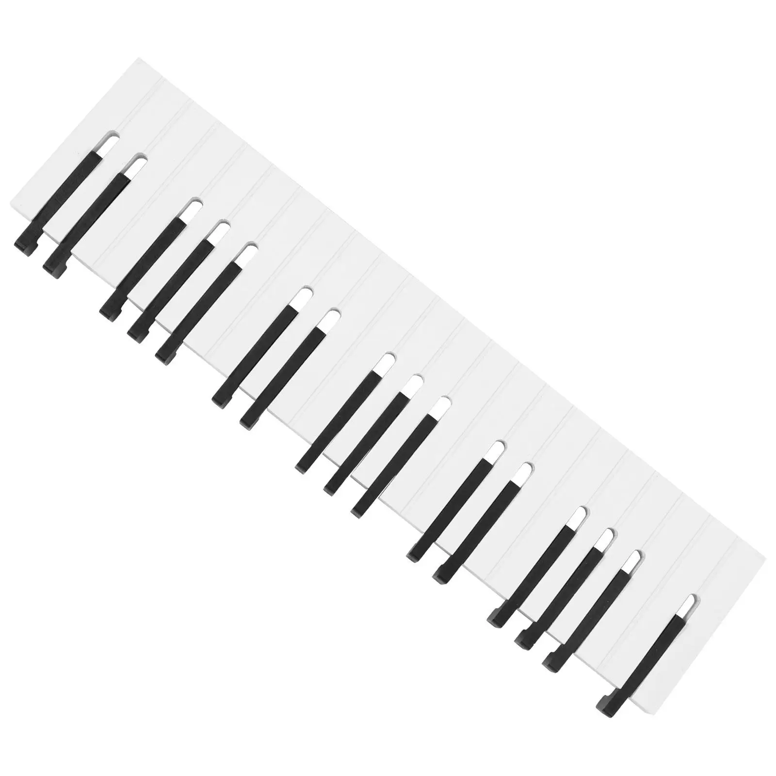 

Wall Mounted Coat Rack Solid Wood Hanger Creative Piano Hooks Space Saving Home Storage Black Long Term Eco Friendly Hanging