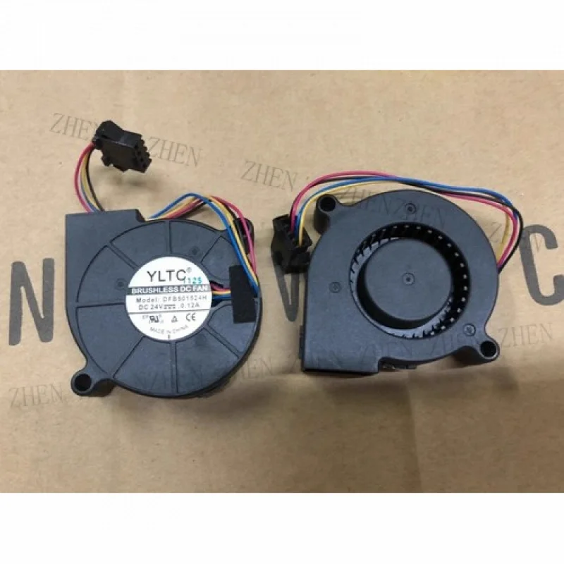 

Y 1 шт. DFB501524H 24 В 0,12 А 5015 5 см 4-контактный для управления скоростью ШИМ двойной шариковый охлаждающий вентилятор
