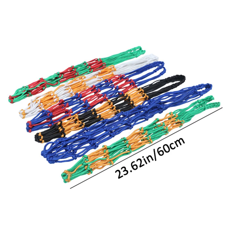 Nylon Basketball Carry Bag Youth Football Trainer Kick Net Soccer Volleyball Drawstring Ball Storage Bag Basketball Hoop Net