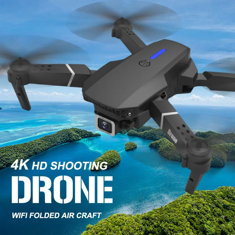 E88Pro Drone 4k Profesional HD Rc Airplane Dual-Camera Wide-Angle Head Remote Quadcopter Airplane Toy Helicopter Dron Toy Gifts