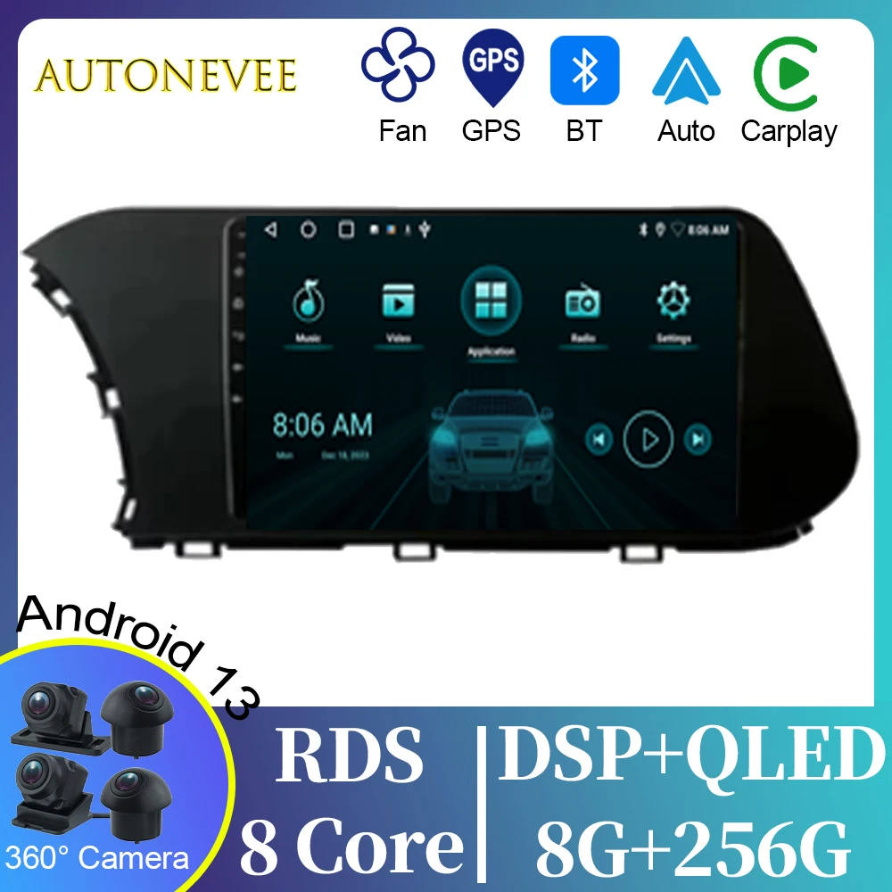 

5G WIFI For Hyundai I20 2021 - 2022 Video Player Android Auto Car Radio GPS Navigation Multimedia Stereo Carplay IPS No 2din DVD