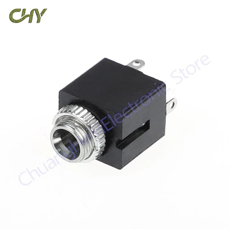 10Pcs PJ-301CM 3.5MM Headphone Plug Dual Channel Audio Video Welding Line For Headphone Socket