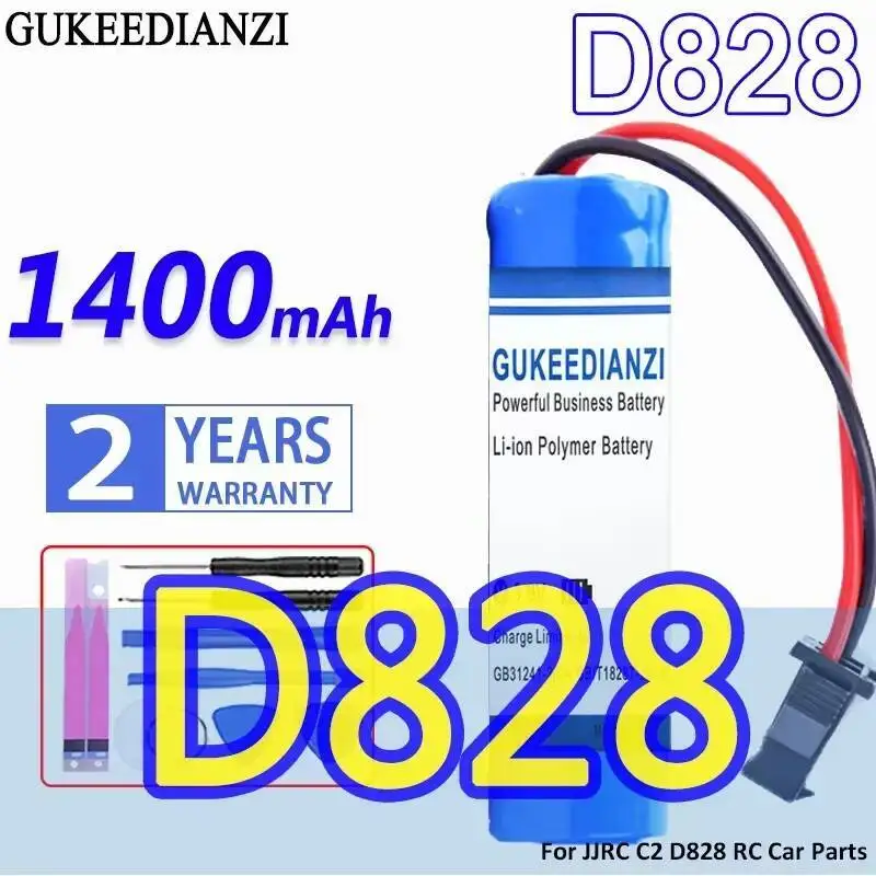 

Автомобильные детали с дистанционным управлением, аккумулятор 1400 мАч для Jjrc C2 D828 Control 14500 SM-2P
