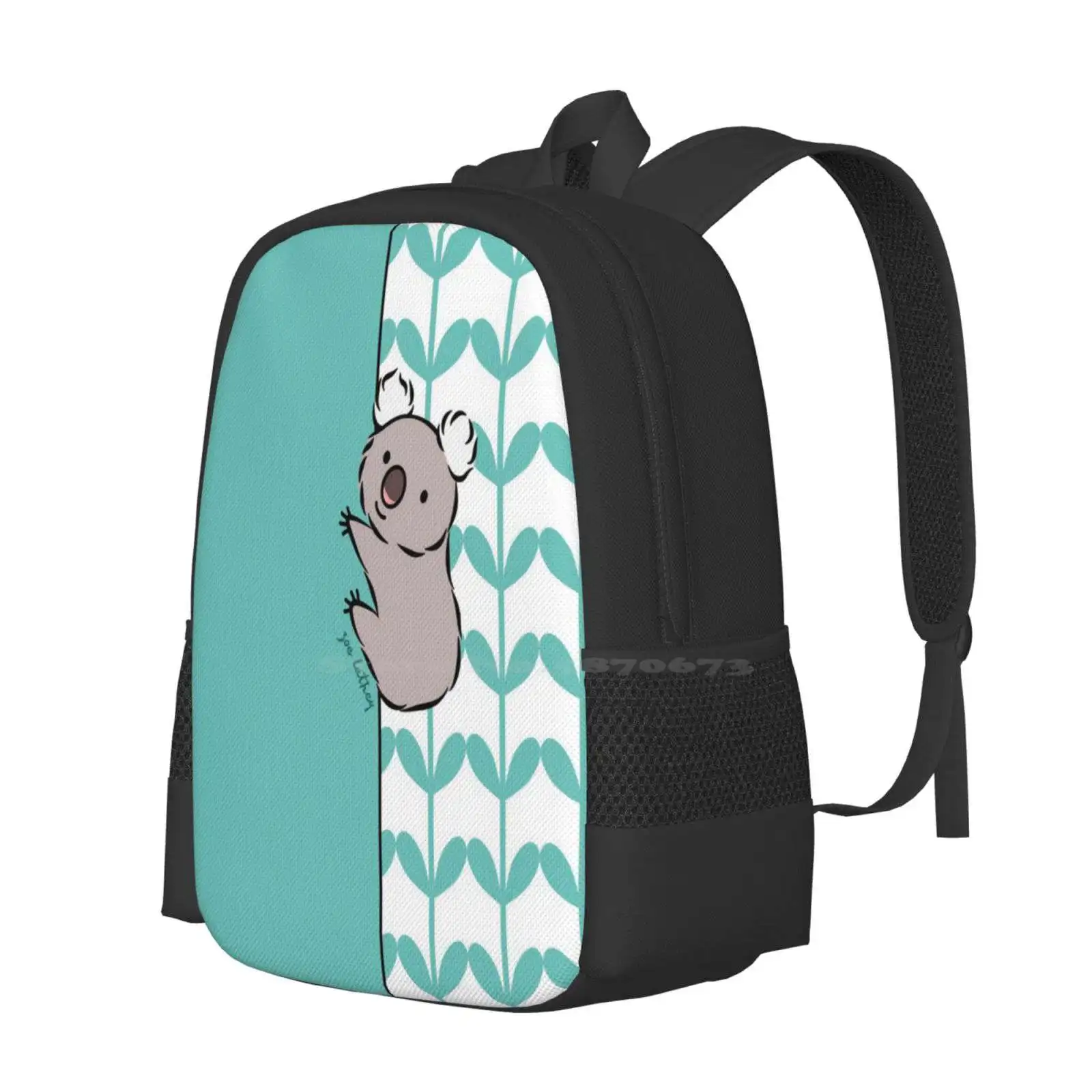 Clinging Koala Hot Sale Backpack Fashion Bags Koala Animals Marsupials Australian Scratchy Claws Cute Cartoon Kids