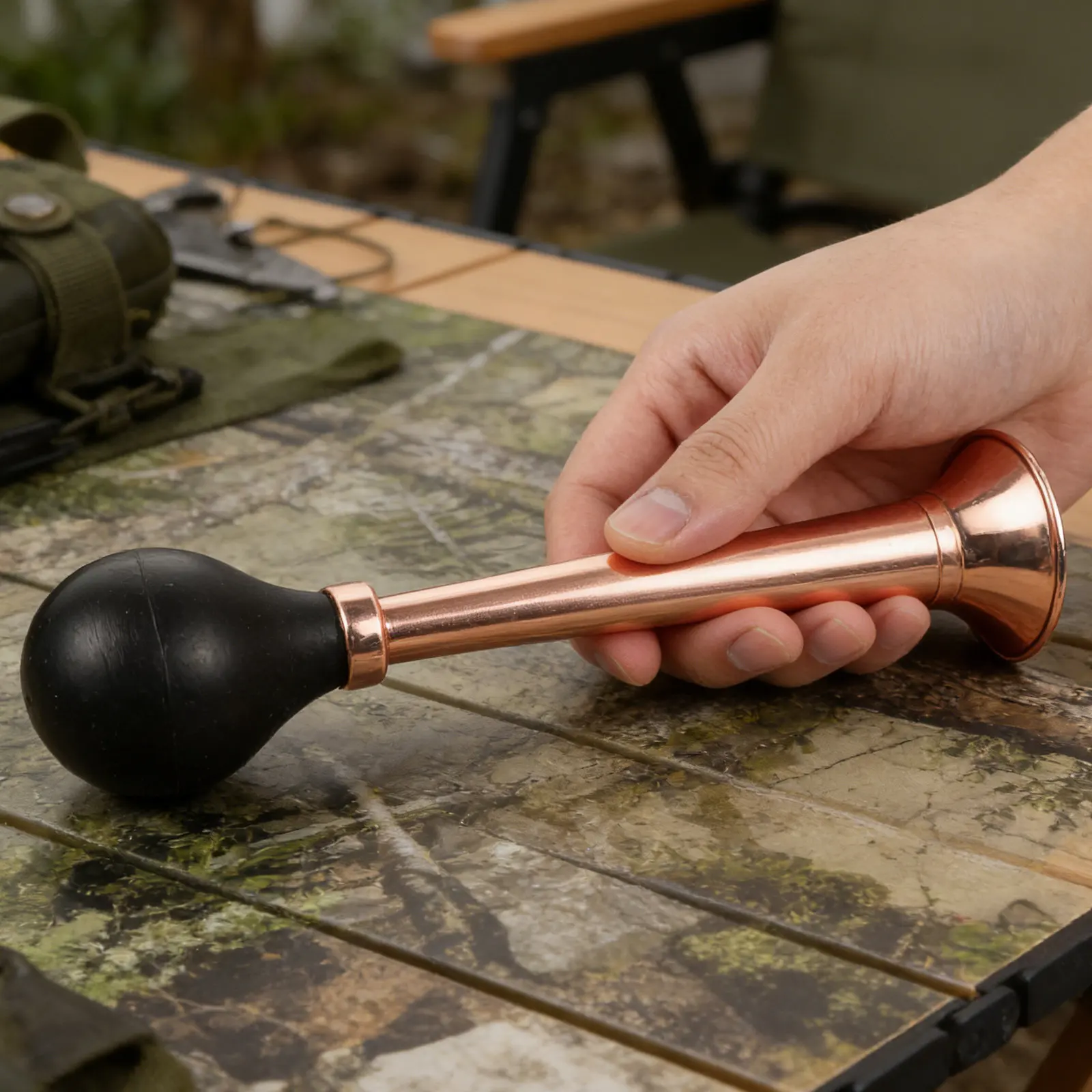 brass-bugle-horn-loud-manual-air-horn-rubber-bulb-emergency-rescue-signal-outdoor-camping-railway-patrol-track-inspection-safety