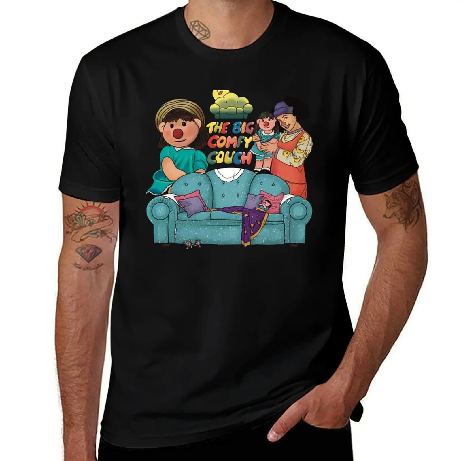 The Big Comfy Couch Theme T-Shirt Minimal Art Print T-Shirt