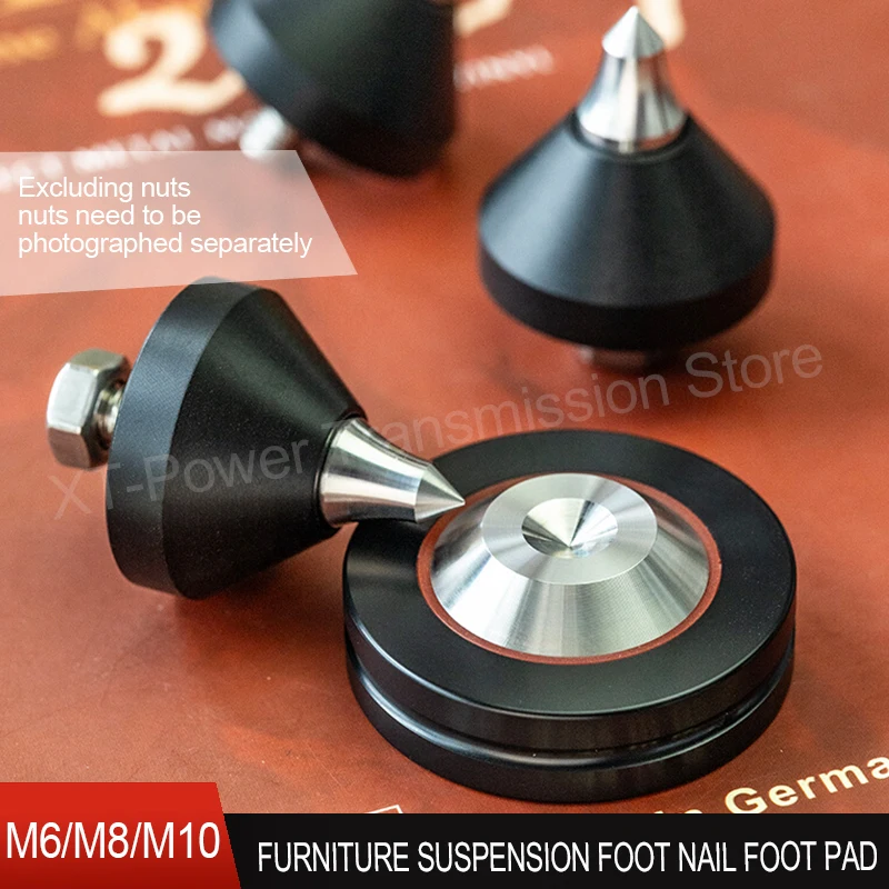 M6 M8 M10 316 Stainless Speaker Amplifier Rack Stand Isolation Damping Feet Pad Nail Shock Spikes Furniture Anti Slip Foot Pad