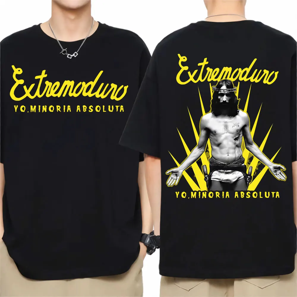 

Rock Band Extremoduro Yo,minoria Absolvta T Shirts Men Women Harajuku 90s Vintage Hip Hop T-shirt Summer Tops Loose Cozy T Shirt