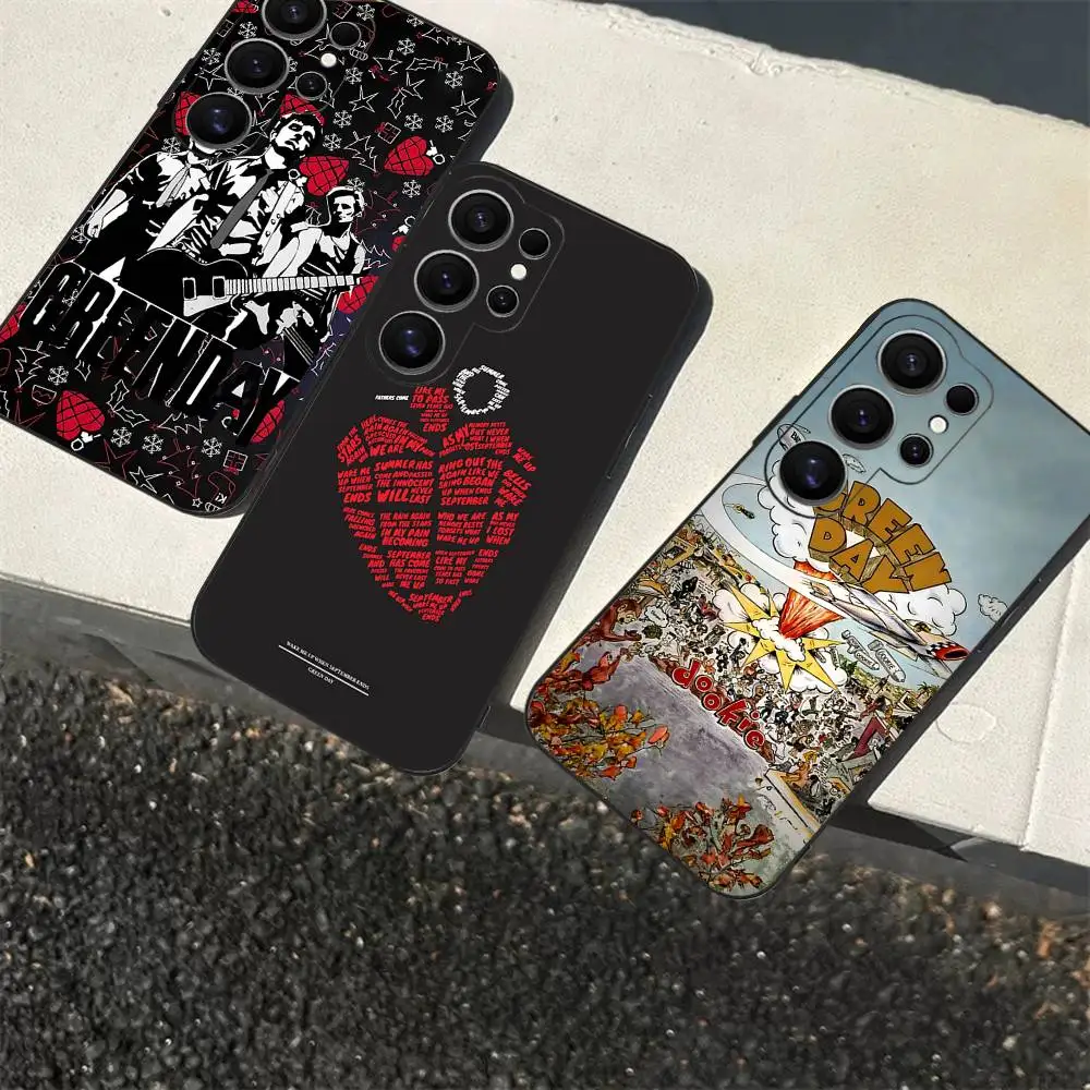 Famous G-green Day Phone Case For Samsung S 24 Fe 25 Ultra Plus 20 Lite 21 30 22 23 24 22 Ultra 5G Fundas