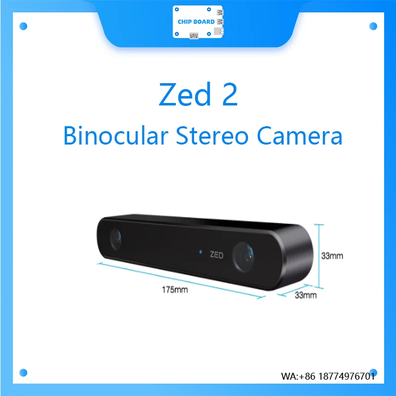 

STEREO LABS ZED 2 Stereo Camera 2.2K 3D Mapping Maximum Resolution 4416 X 1242 CM538