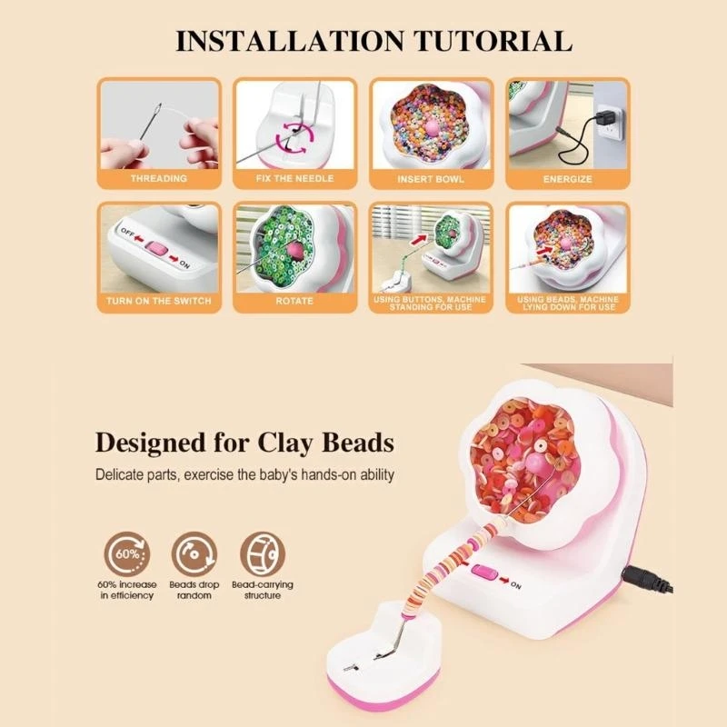 J78F سهلة الاستخدام الكهربائية التلقائي آلة الديكور وظيفية الكهربائية التلقائي حبة التوتير أداة لعشاق #4