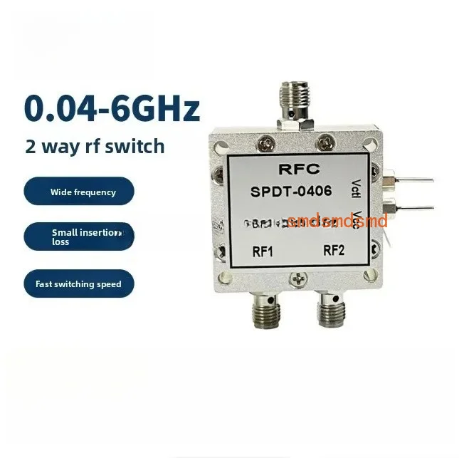 2-Channel RF switch 0.04-6 GHz SPDT2.4G5.8G single pole double throw switch