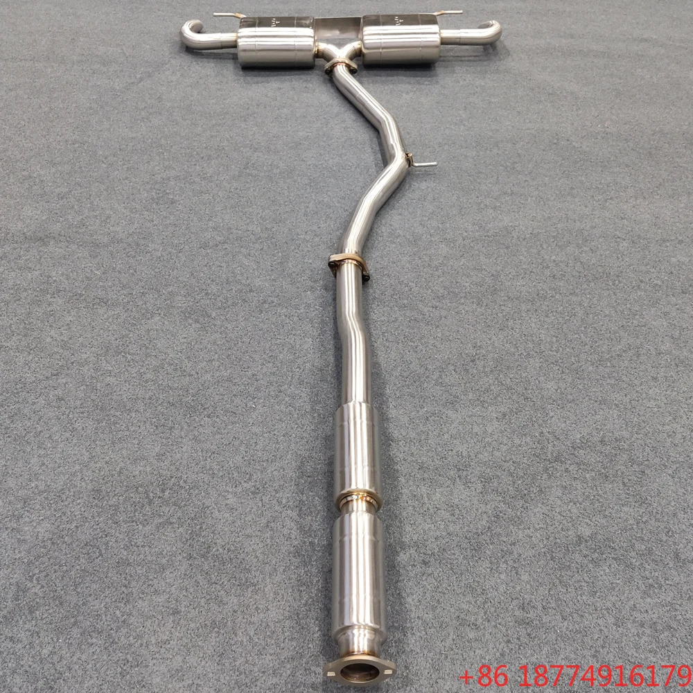 

MM Factory OEM SS304 Catback Exhaust Pipe for SS60/V40/V50/V60/V70/V90 B4/B5/T8 2.0L Muffler with Valve System