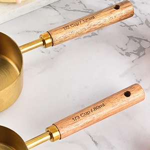 metal measuring cups and spoons set wooden measuring spoons set