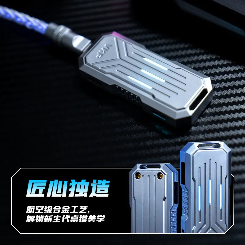 HUB Docking Station 8K Magnetic Axis Keyboard CNC Dedicated USB Hub 1ni3 Trans former for Gamers Esports Game Accessories