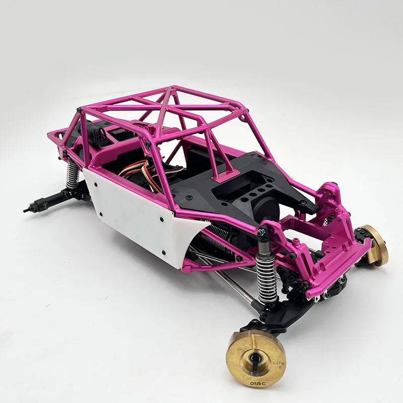 إطار أنبوب من سبائك الألومنيوم باستخدام الحاسب الآلي VP H10 أرجواني أسود تيتانيوم اختياري لـ 1/10 RC الزاحف سيارة Traxxas إطار الأنابيب أجزاء قذيفة السيارة