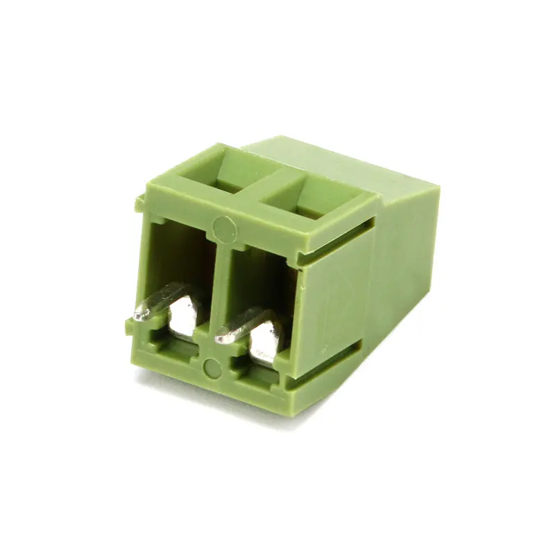 100Pcs Green KF128 2Pin 3Pin Screw Terminal Block Wire Straight Pin 380V 10A Mini Terminal Connectors Green PCB Terminal