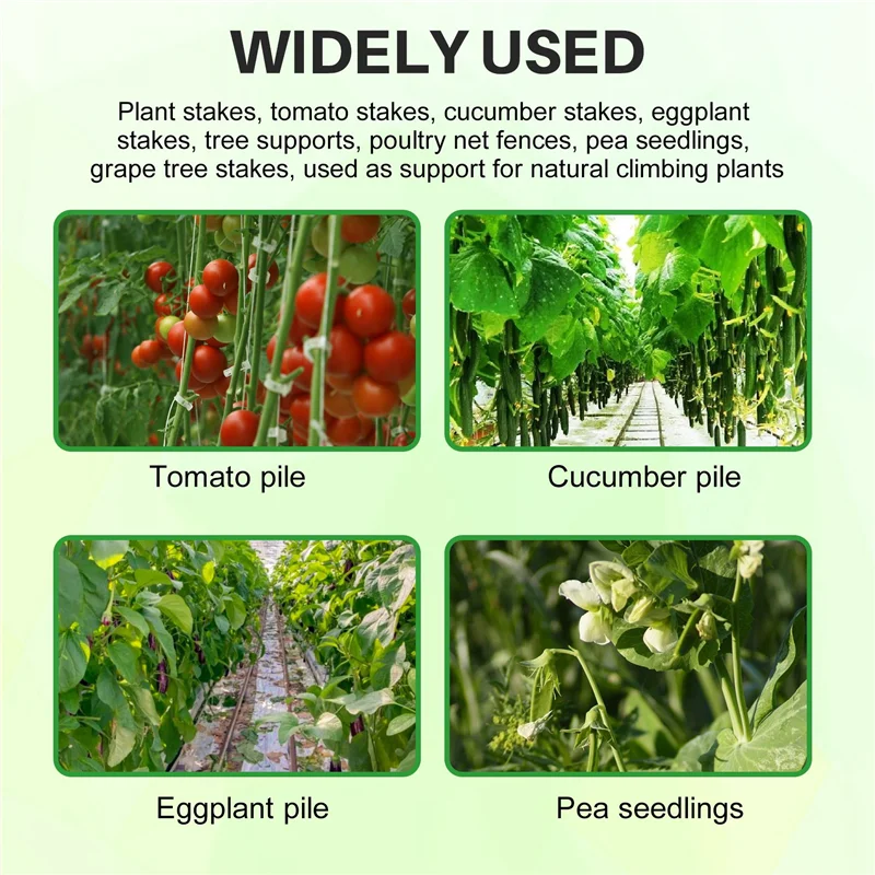 Набор садовых кольев PORK-25 в упаковке, металлическая клетка для растений с пластиковым покрытием, опоры для лазания для помидоров, деревьев, огурцов, заборов, бобов, 40 см