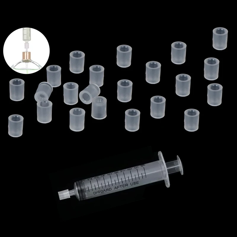 Plastic Refillable Artifact Perfume Refillable Converter Refillable Perfume Syringe Straight Pumping Conversion Head Set