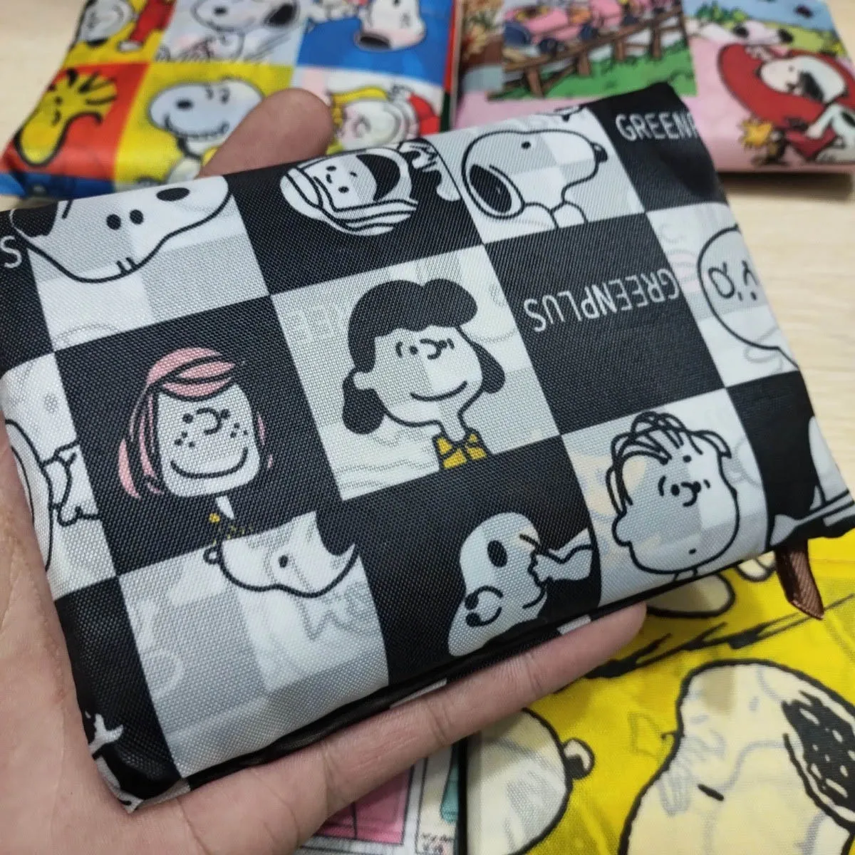 Cartoon Snoop Y Folding Shopping Bag Cute Cartoon Reusable Eco Friendly Tote Bag For Daily Grocery Storage Gifts Hot Selling view 5