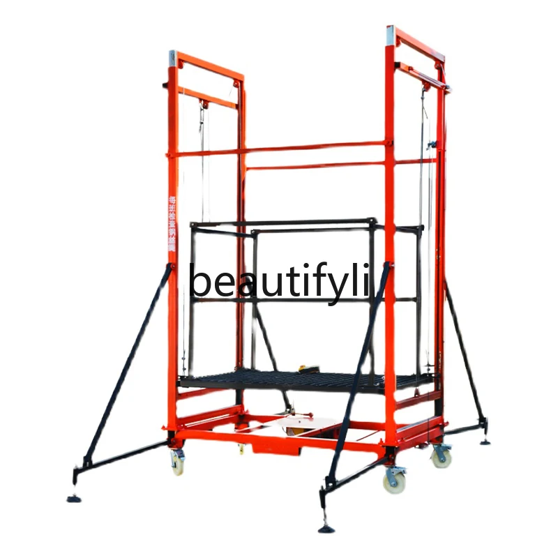 

Electric Lifting Scaffolding Mobile Folding Remote Control Telescopic Multi-Function Lifting Platform