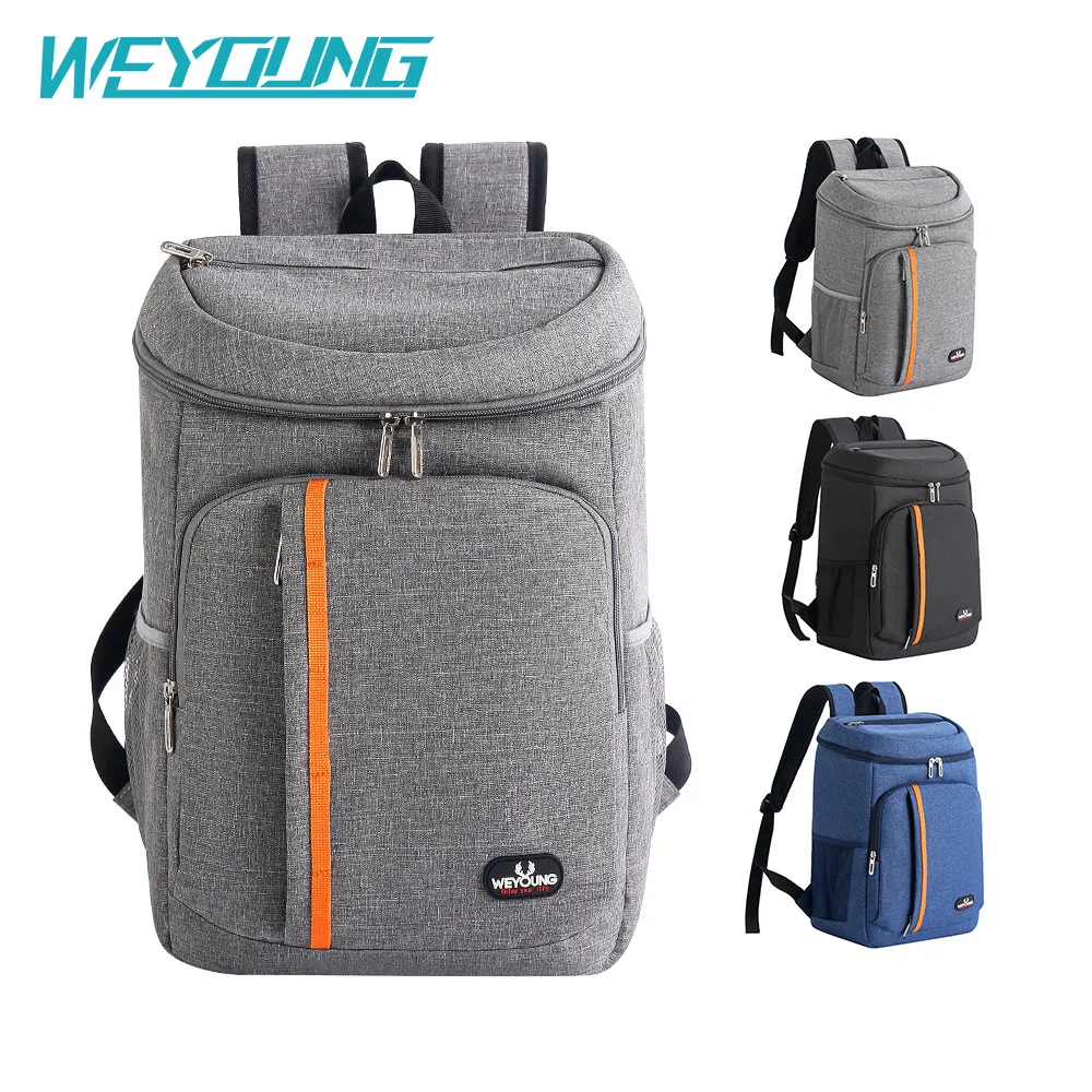 Refrigerated backpack, lightweight insulated backpack, waterproof Oxford cloth insulated large-capacity backpack