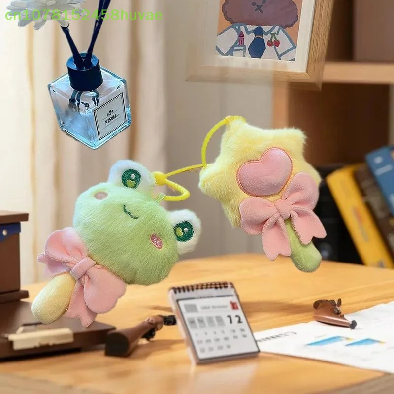 재미있는 창의적인 동물 봉제 키체인 귀여운 봉제 인형 열쇠고리 사랑스러운 가방 펜던트 배낭 장식 커플 키체인