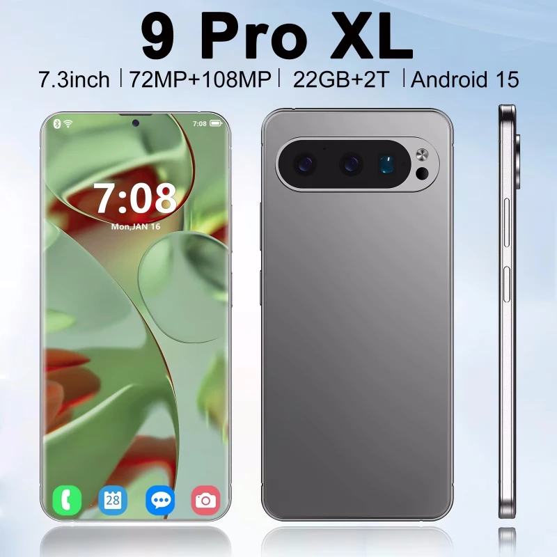 Смартфон глобальной версии 7 пикселей 9 Pro XL,3 дюйма 22 ГБ + 2 ТБ Snapdragon8 gen4 10 ядер Android15 72 + 108 МП 4G/5G мобильный телефон мобильный телефон Смартфон глобальной версии 7 пикселей 9 Pro XL,3 дюйма 22 ГБ + 2 ТБ Snapdragon8 gen4 10 ядер Android15 72 + 108 МП 4G/5G мобильный телефон мобильный телефон