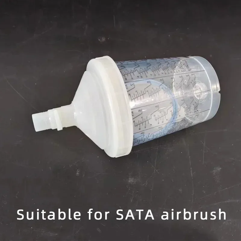 

Used For Sata Spray Gun Pot Water-based Paint 300ml Transparent Disposable Car Paint Mixing Cup Spray Gun Pot Accessories